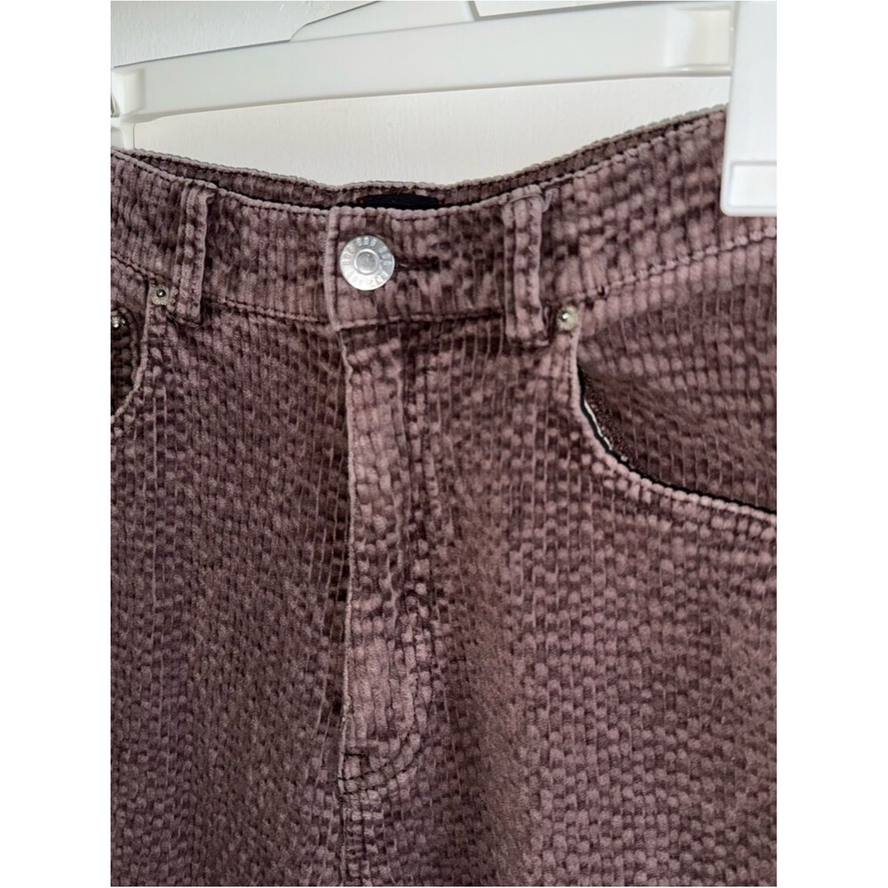 BDG Urban Outfitters High Rise Baggy Textured Popcorn Pants 28 - Picture 4 of 13